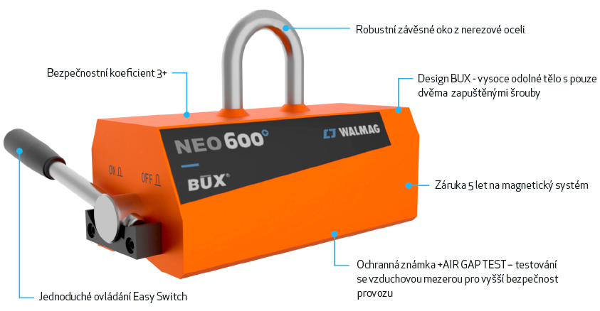 Břemenové magnety NEO Lift1